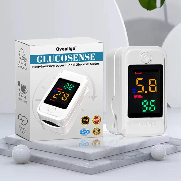 【OFFICIAL STORE】Oveallgo™ Ultra GlucoSense Non-Invasive Laser Blood Glucose Meter 【99.9%Accuracy👍Latest R&D in Medical Technology】