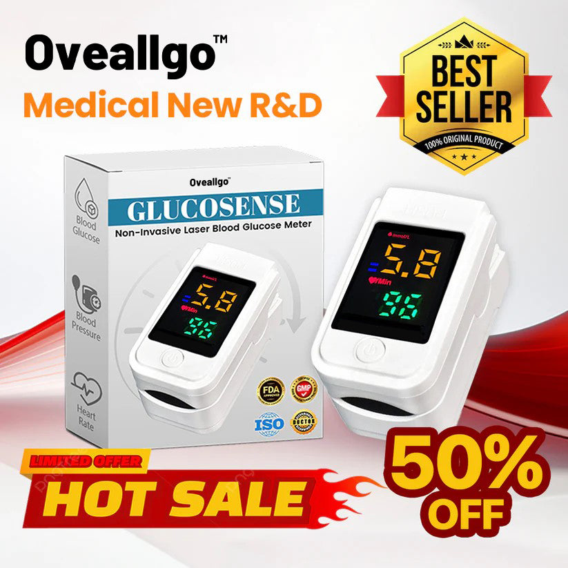 【OFFICIAL STORE】Oveallgo™ Ultra GlucoSense Non-Invasive Laser Blood Glucose Meter 【99.9%Accuracy👍Latest R&D in Medical Technology】